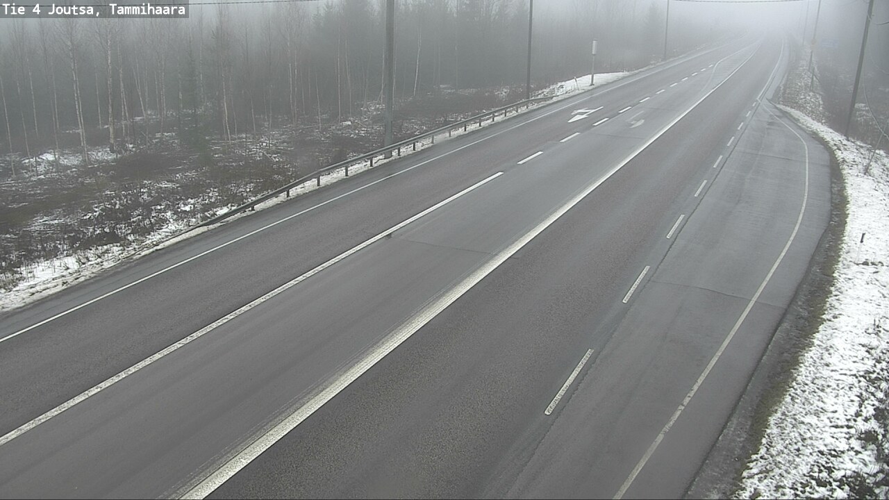 Weather Camera Image Väg 4 Joutsa, Tammilahti, Joutsa, Keski-Suomi