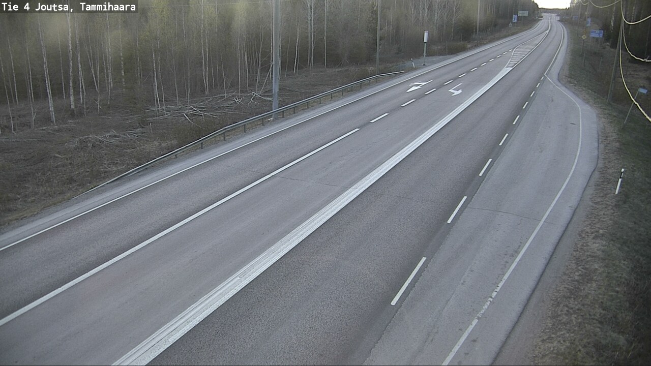 Weather Camera Image Väg 4 Joutsa, Tammilahti, Joutsa, Keski-Suomi