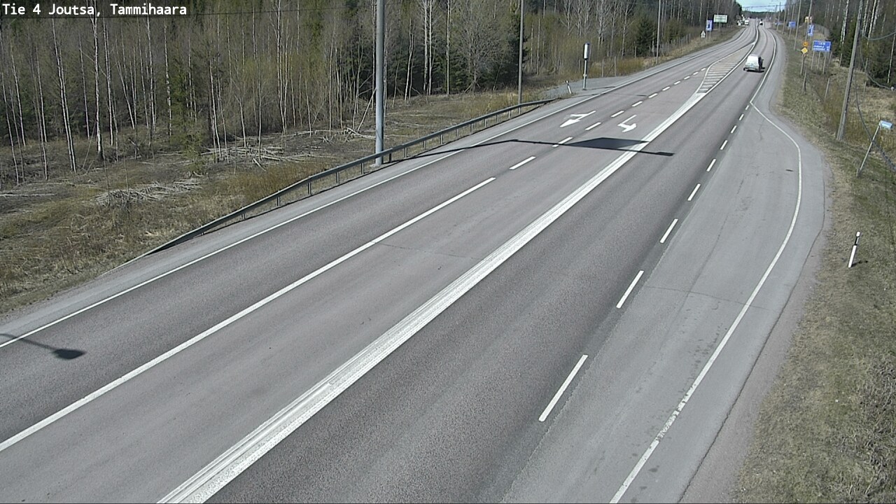 Weather Camera Image Väg 4 Joutsa, Tammilahti, Joutsa, Keski-Suomi