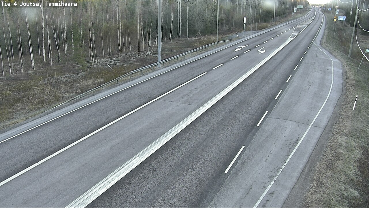 Weather Camera Image Väg 4 Joutsa, Tammilahti, Joutsa, Keski-Suomi