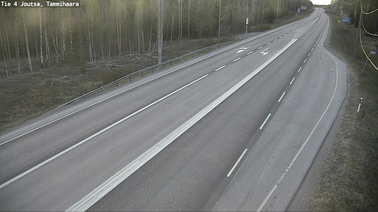 Weather Camera Image Väg 4 Joutsa, Tammilahti, Joutsa, Keski-Suomi