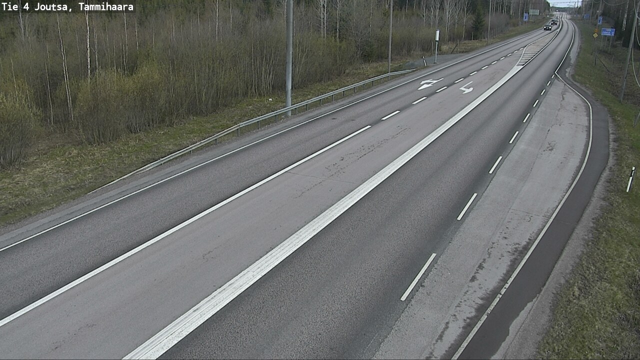 Weather Camera Image Väg 4 Joutsa, Tammilahti, Joutsa, Keski-Suomi