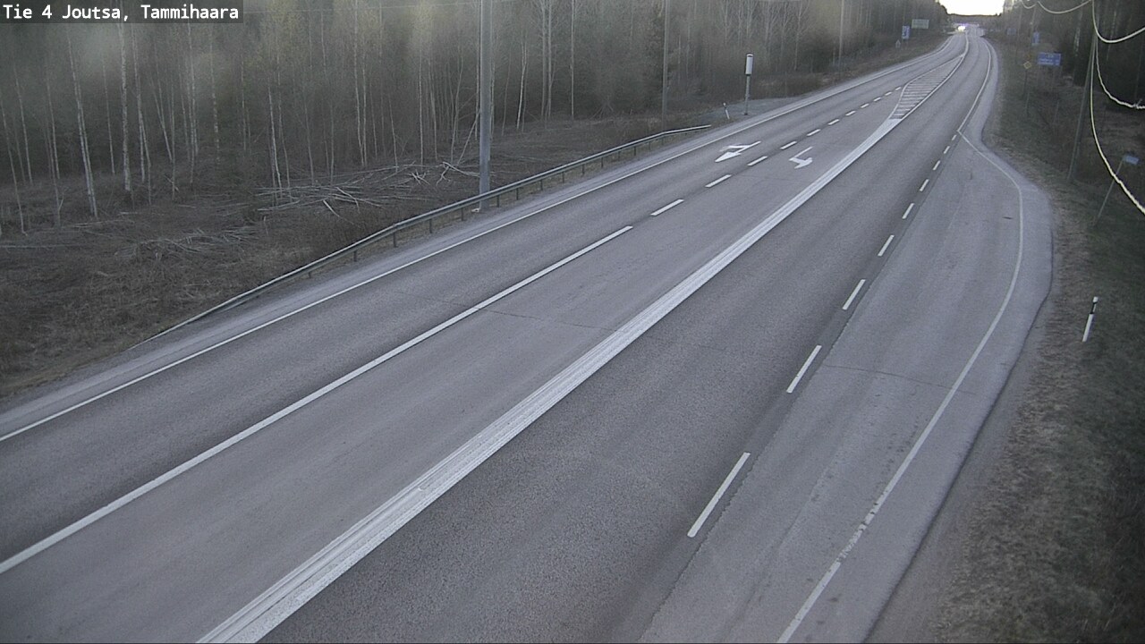 Weather Camera Image Väg 4 Joutsa, Tammilahti, Joutsa, Keski-Suomi