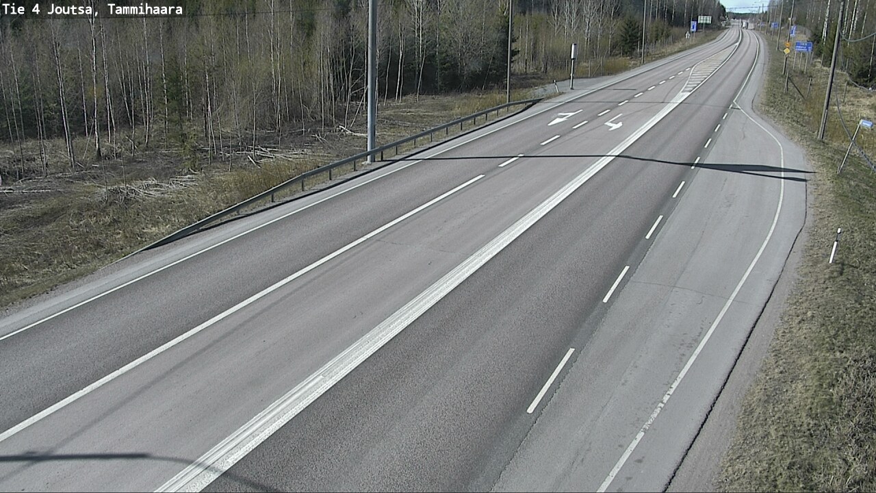 Weather Camera Image Väg 4 Joutsa, Tammilahti, Joutsa, Keski-Suomi