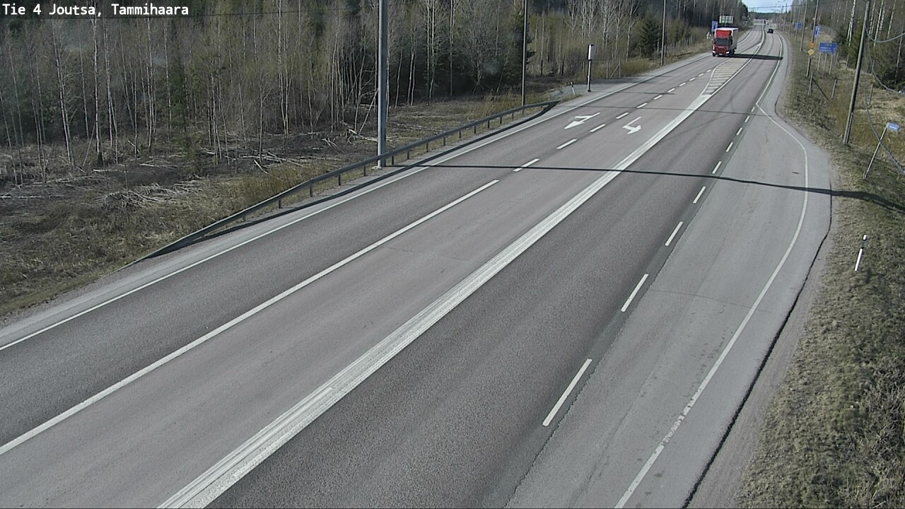 Weather Camera Image Väg 4 Joutsa, Tammilahti, Joutsa, Keski-Suomi