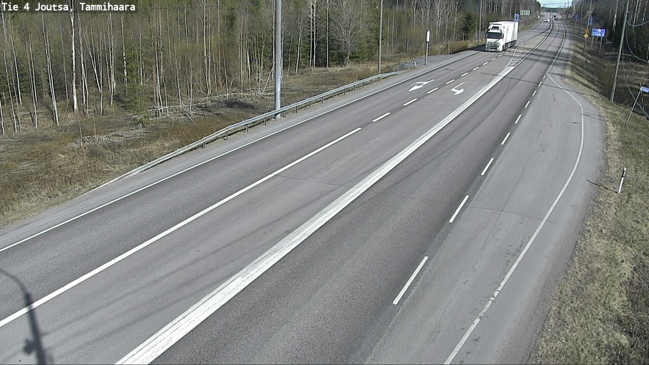 Weather Camera Image Väg 4 Joutsa, Tammilahti, Joutsa, Keski-Suomi