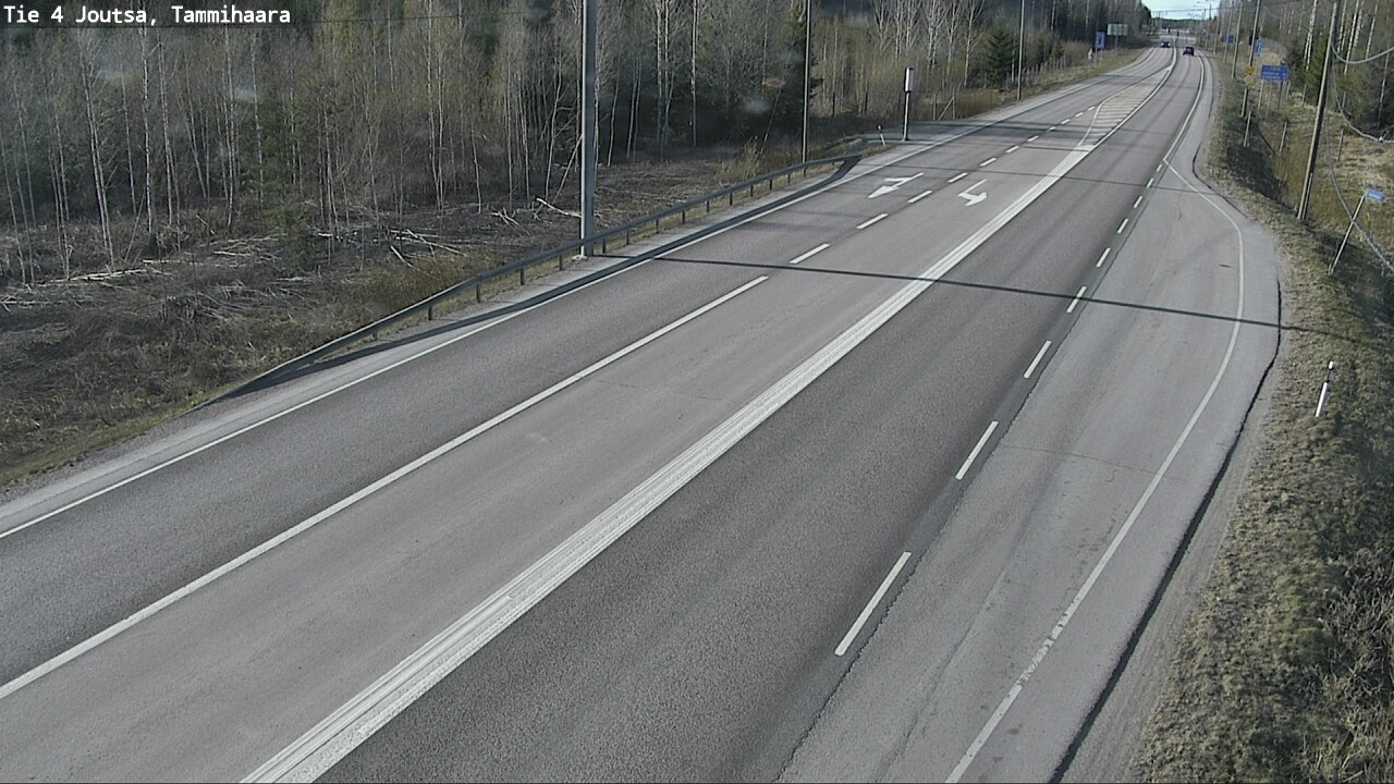 Weather Camera Image Väg 4 Joutsa, Tammilahti, Joutsa, Keski-Suomi
