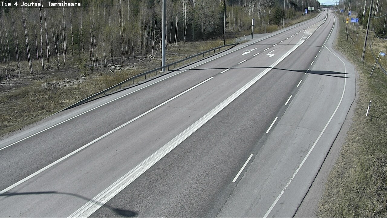 Weather Camera Image Väg 4 Joutsa, Tammilahti, Joutsa, Keski-Suomi