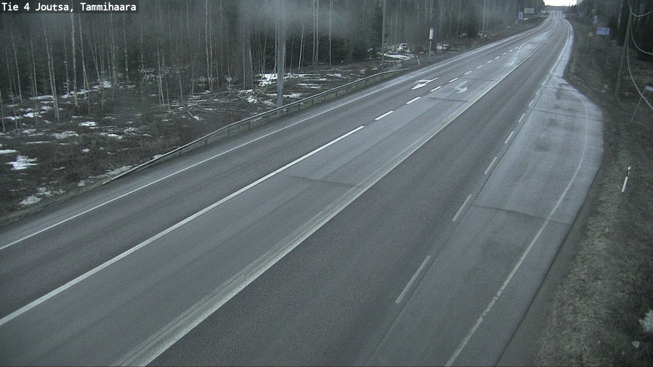 Weather Camera Image Road 4 Joutsa, Tammilahti, Joutsa, Keski-Suomi
