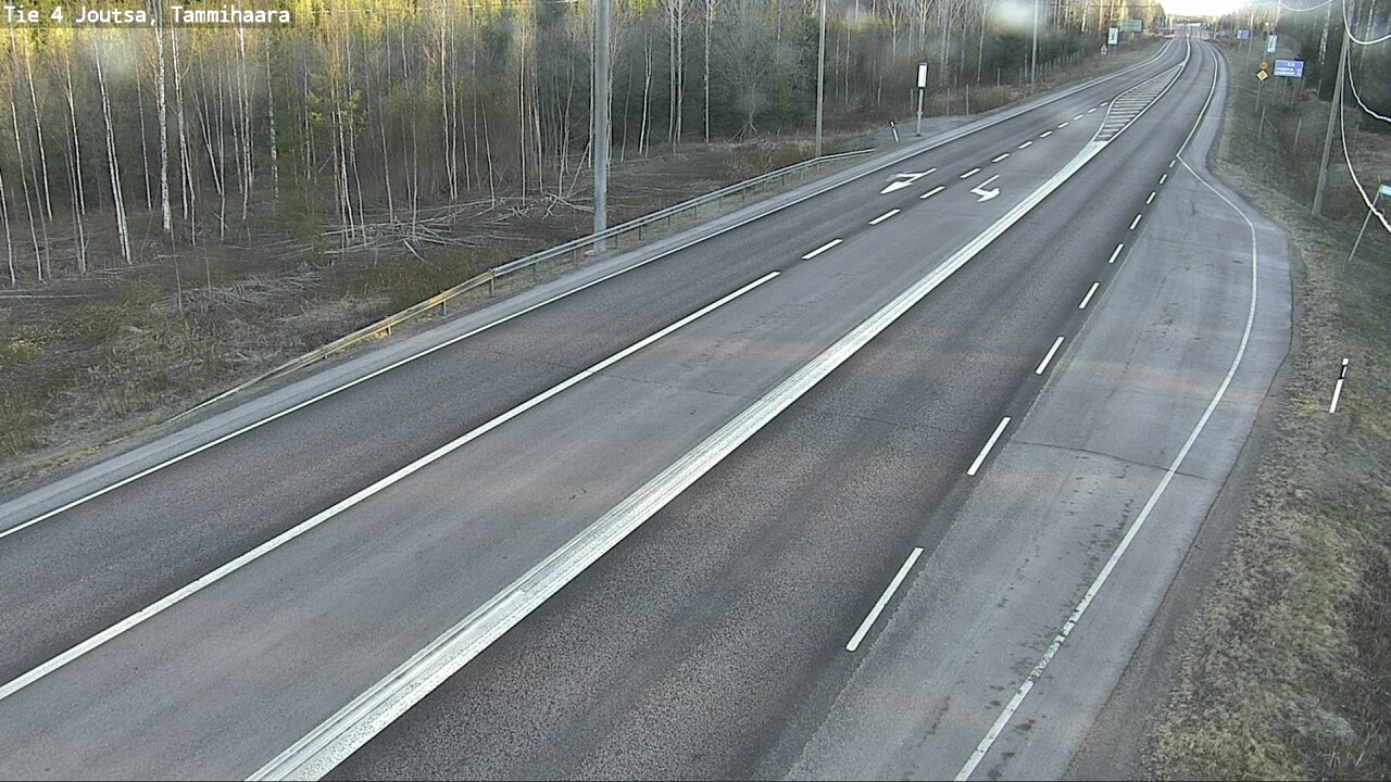 Weather Camera Image Väg 4 Joutsa, Tammilahti, Joutsa, Keski-Suomi
