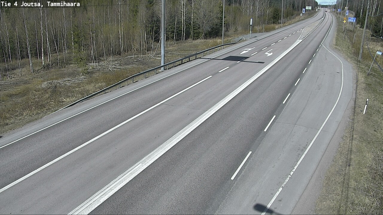 Weather Camera Image Väg 4 Joutsa, Tammilahti, Joutsa, Keski-Suomi