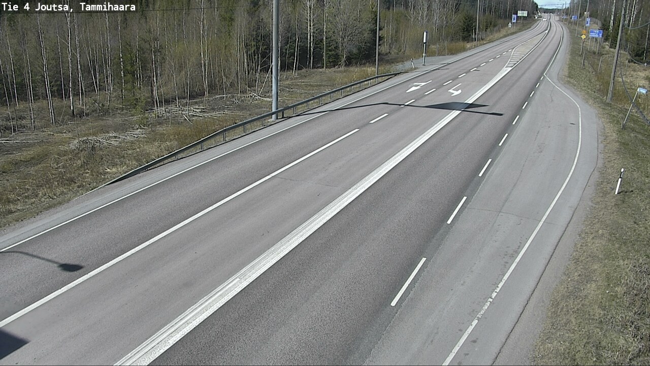 Weather Camera Image Väg 4 Joutsa, Tammilahti, Joutsa, Keski-Suomi