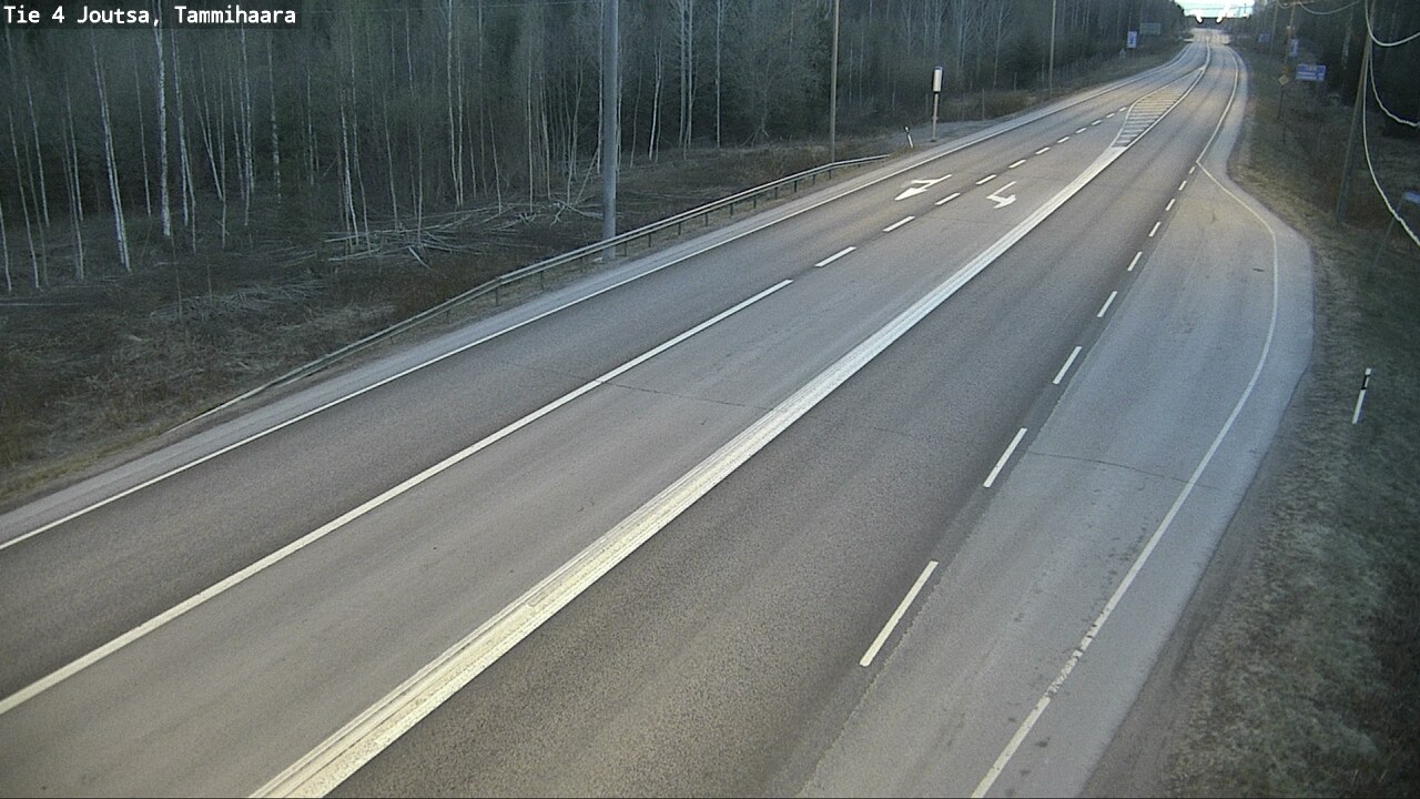 Weather Camera Image Road 4 Joutsa, Tammilahti, Joutsa, Keski-Suomi