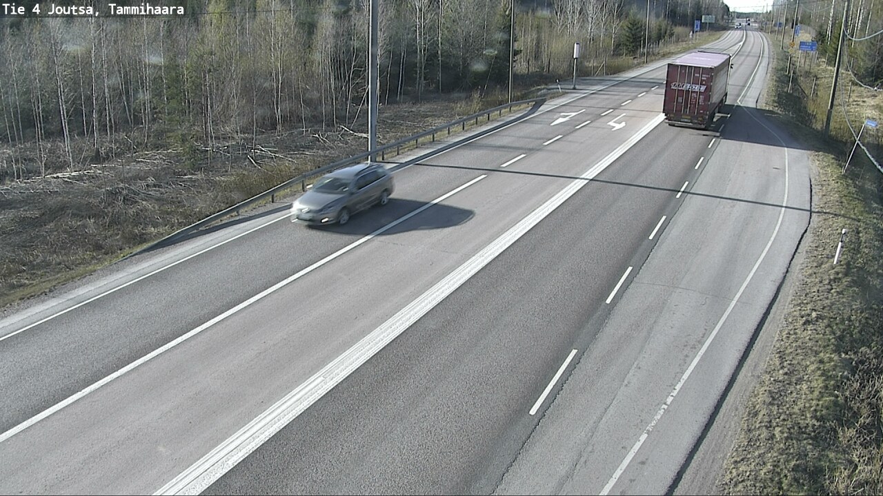 Weather Camera Image Väg 4 Joutsa, Tammilahti, Joutsa, Keski-Suomi