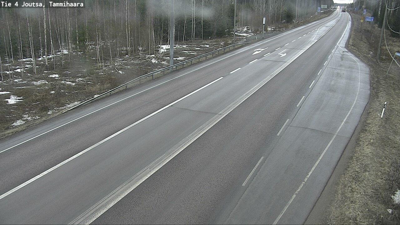 Weather Camera Image Road 4 Joutsa, Tammilahti, Joutsa, Keski-Suomi
