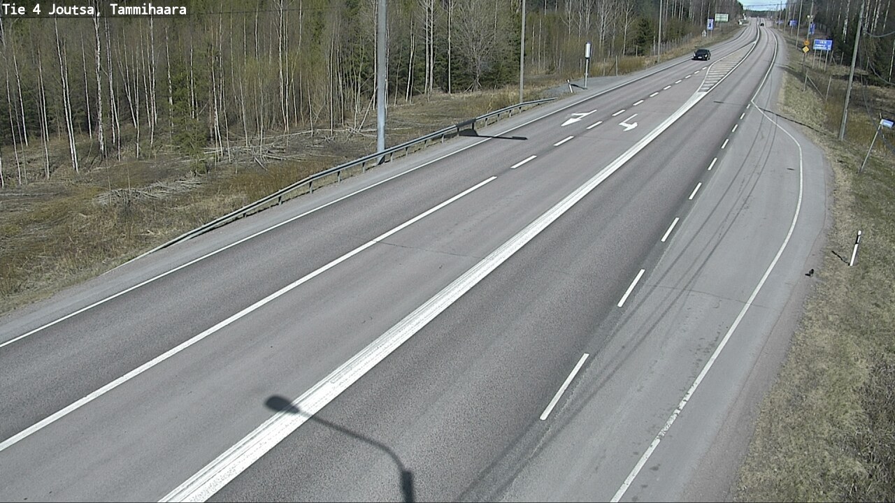 Weather Camera Image Väg 4 Joutsa, Tammilahti, Joutsa, Keski-Suomi