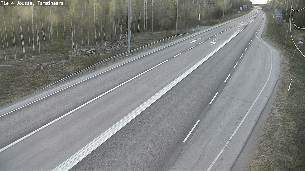 Weather Camera Image Väg 4 Joutsa, Tammilahti, Joutsa, Keski-Suomi