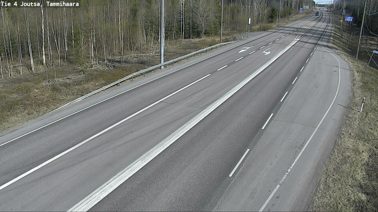 Weather Camera Image Väg 4 Joutsa, Tammilahti, Joutsa, Keski-Suomi