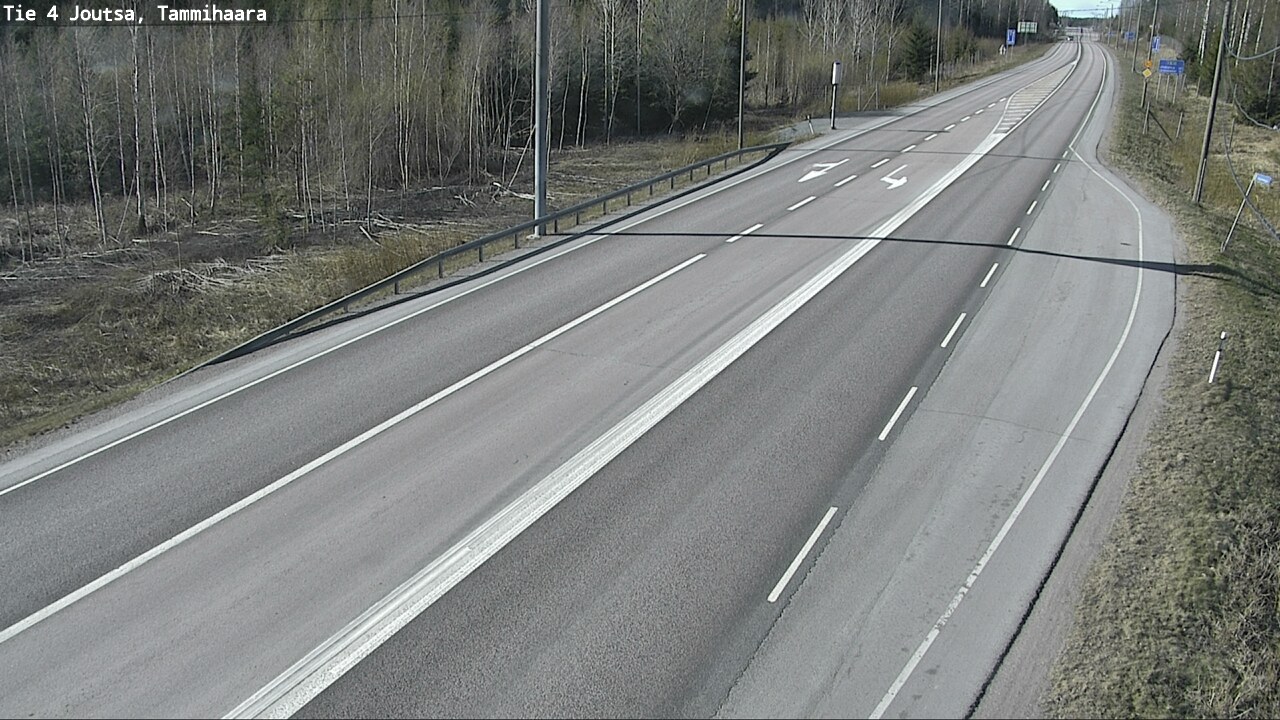 Weather Camera Image Väg 4 Joutsa, Tammilahti, Joutsa, Keski-Suomi