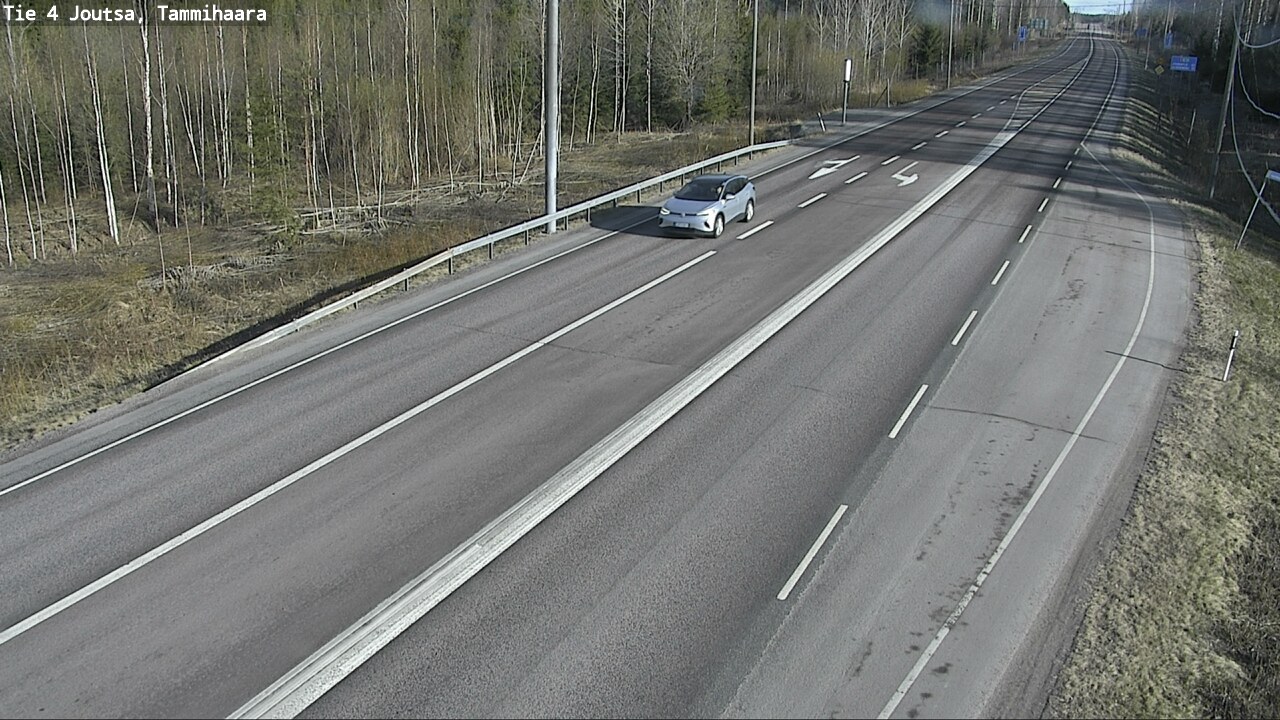 Weather Camera Image Väg 4 Joutsa, Tammilahti, Joutsa, Keski-Suomi