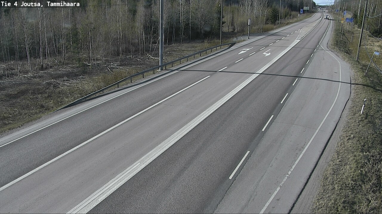Weather Camera Image Väg 4 Joutsa, Tammilahti, Joutsa, Keski-Suomi