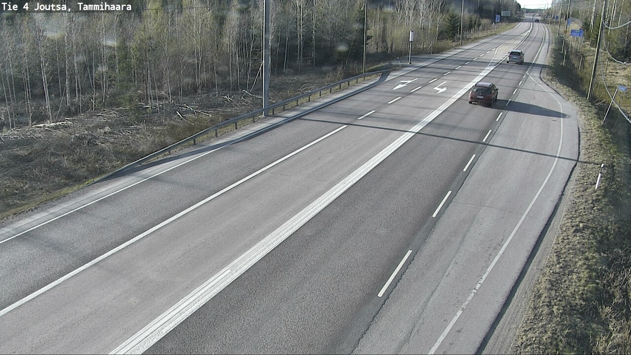 Weather Camera Image Väg 4 Joutsa, Tammilahti, Joutsa, Keski-Suomi