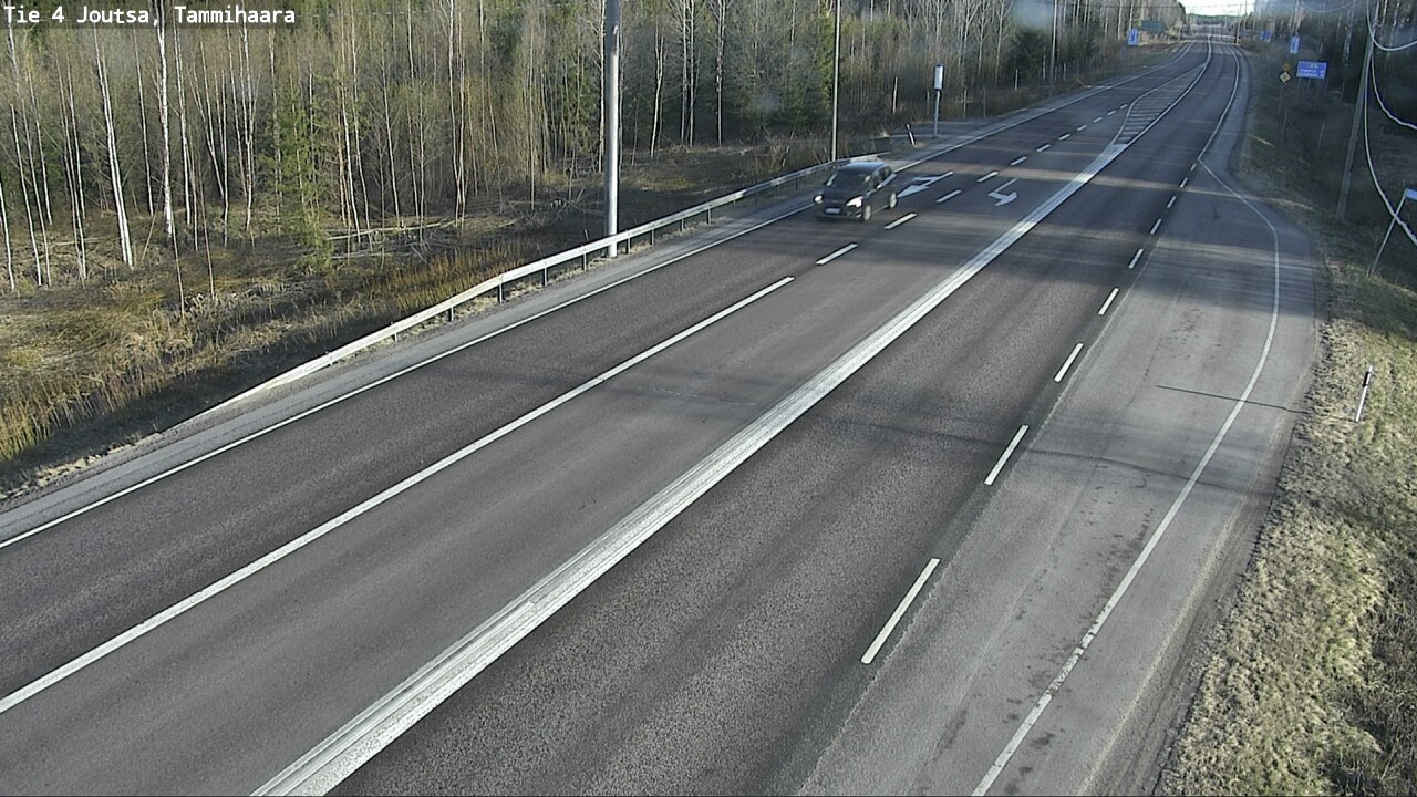 Weather Camera Image Väg 4 Joutsa, Tammilahti, Joutsa, Keski-Suomi