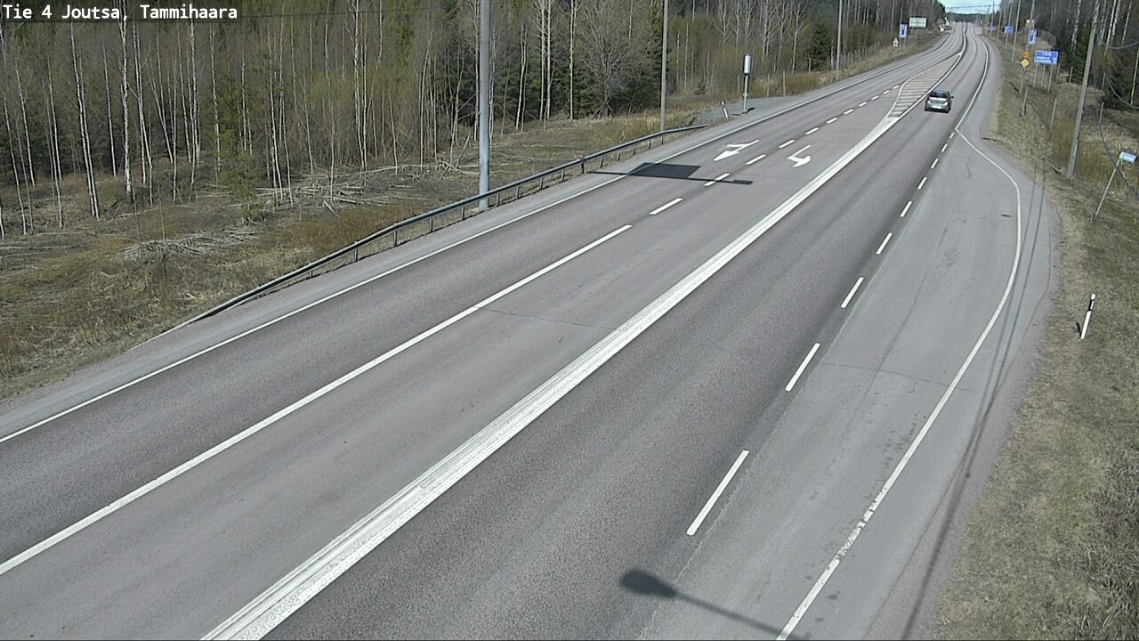 Weather Camera Image Väg 4 Joutsa, Tammilahti, Joutsa, Keski-Suomi