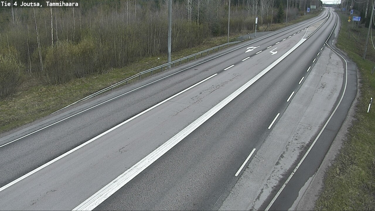 Weather Camera Image Road 4 Joutsa, Tammilahti, Joutsa, Keski-Suomi