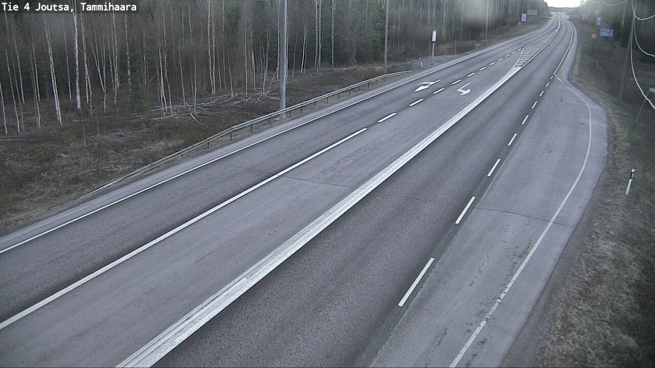 Weather Camera Image Väg 4 Joutsa, Tammilahti, Joutsa, Keski-Suomi