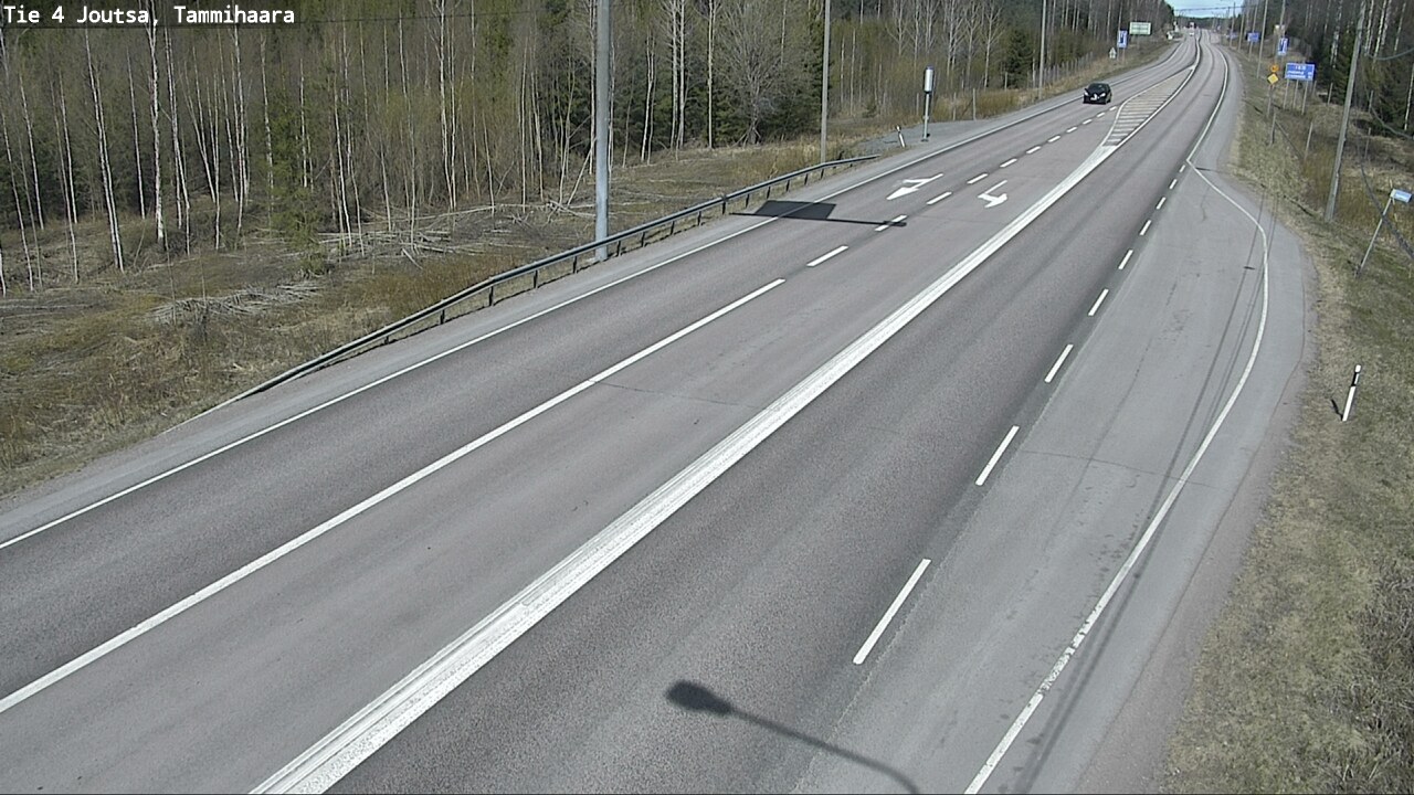 Weather Camera Image Väg 4 Joutsa, Tammilahti, Joutsa, Keski-Suomi