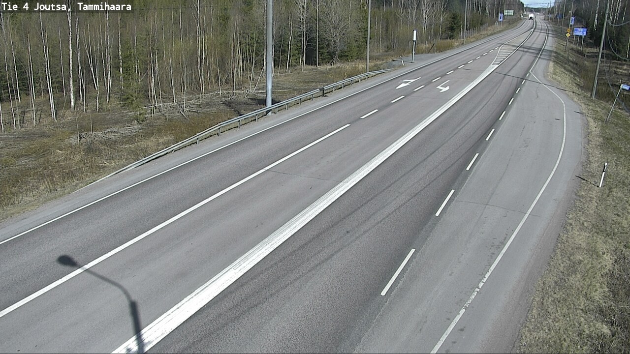 Weather Camera Image Väg 4 Joutsa, Tammilahti, Joutsa, Keski-Suomi