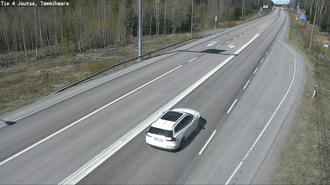 Weather Camera Image Väg 4 Joutsa, Tammilahti, Joutsa, Keski-Suomi