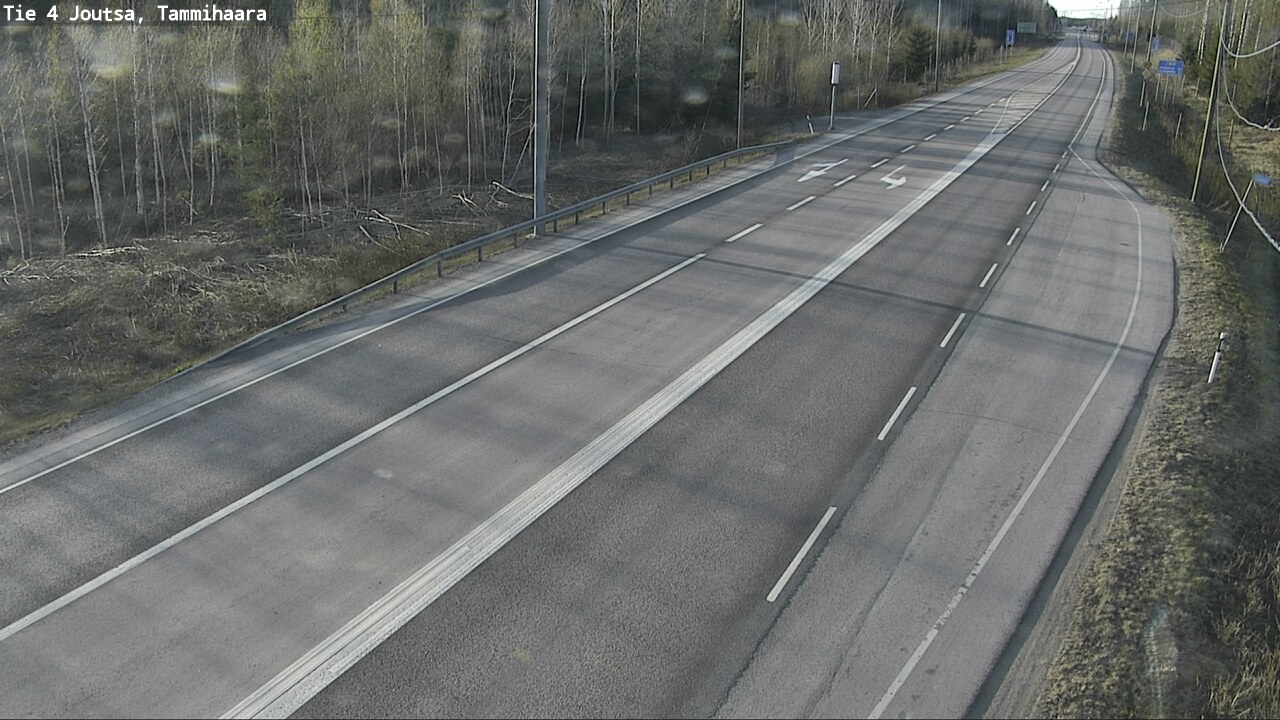 Weather Camera Image Väg 4 Joutsa, Tammilahti, Joutsa, Keski-Suomi