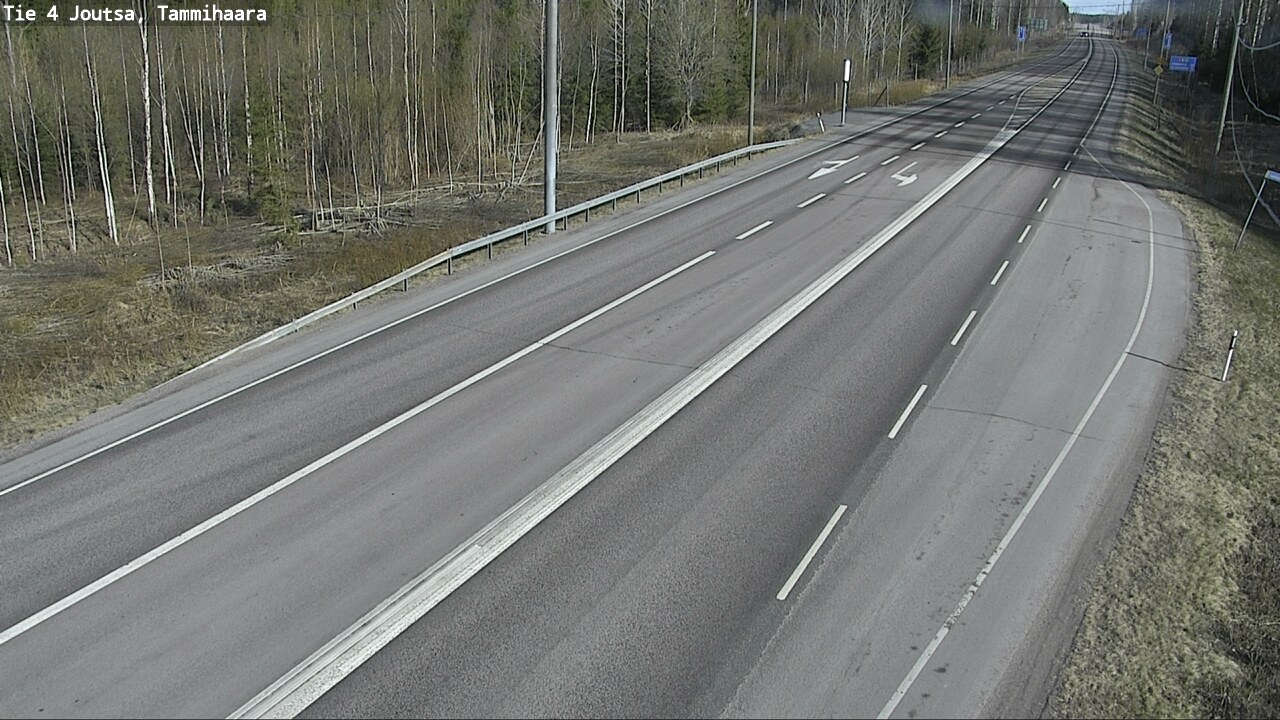 Weather Camera Image Väg 4 Joutsa, Tammilahti, Joutsa, Keski-Suomi