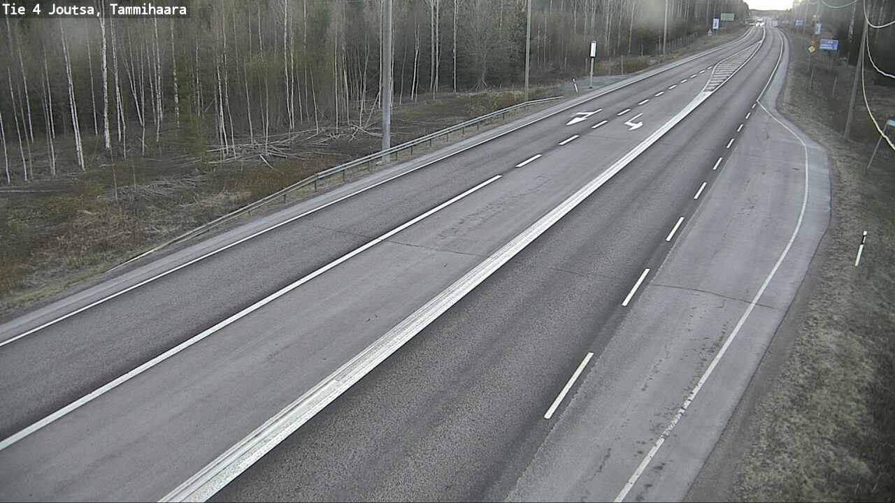 Weather Camera Image Väg 4 Joutsa, Tammilahti, Joutsa, Keski-Suomi