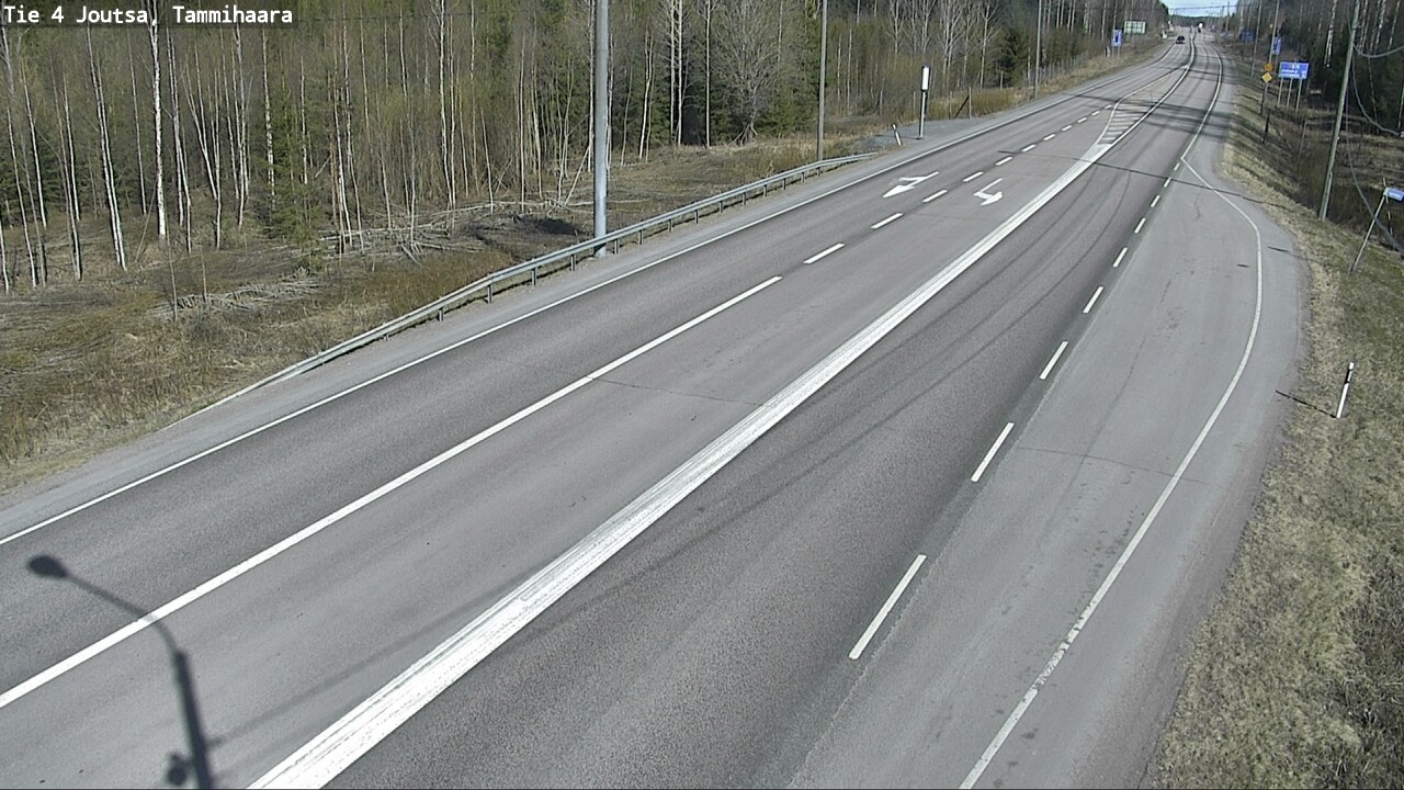 Weather Camera Image Väg 4 Joutsa, Tammilahti, Joutsa, Keski-Suomi