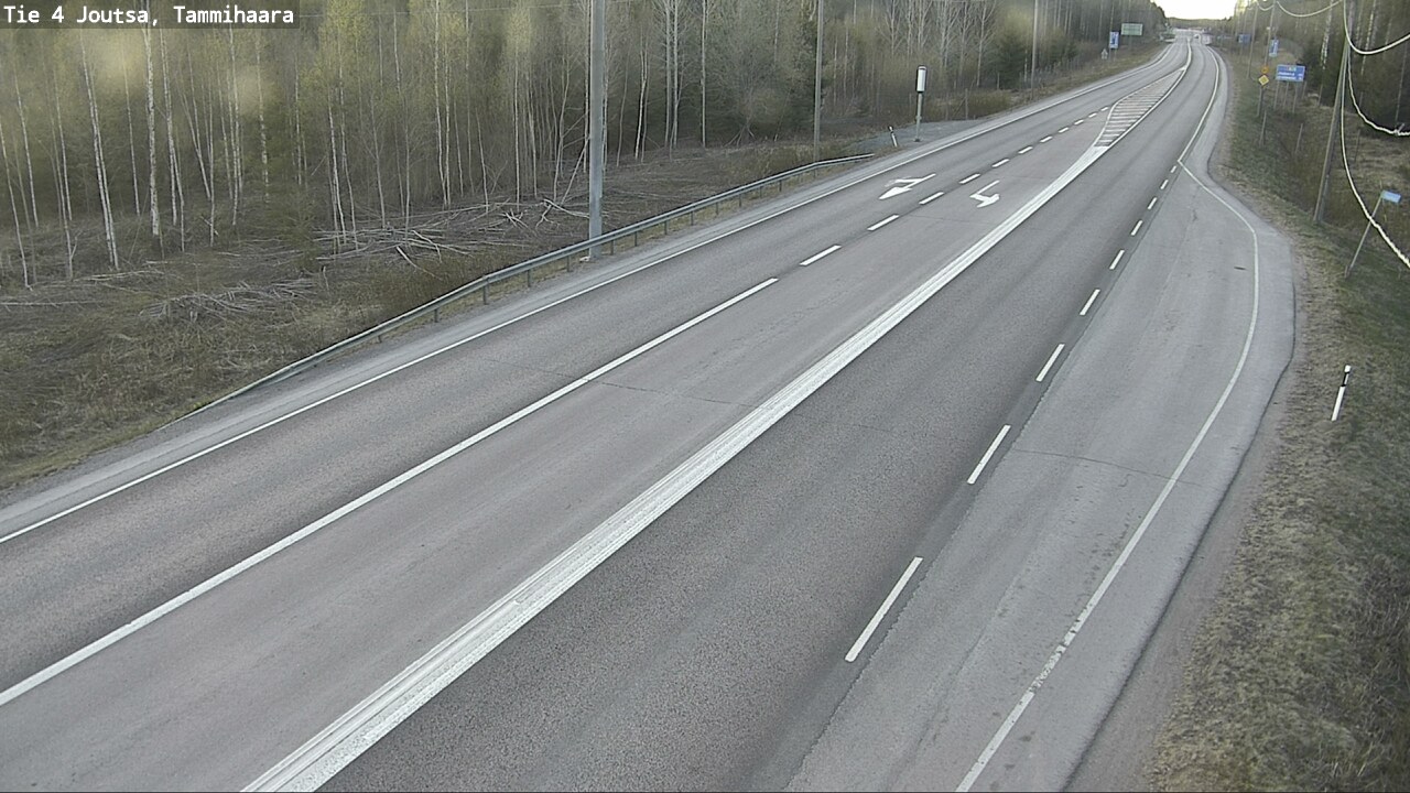 Weather Camera Image Väg 4 Joutsa, Tammilahti, Joutsa, Keski-Suomi