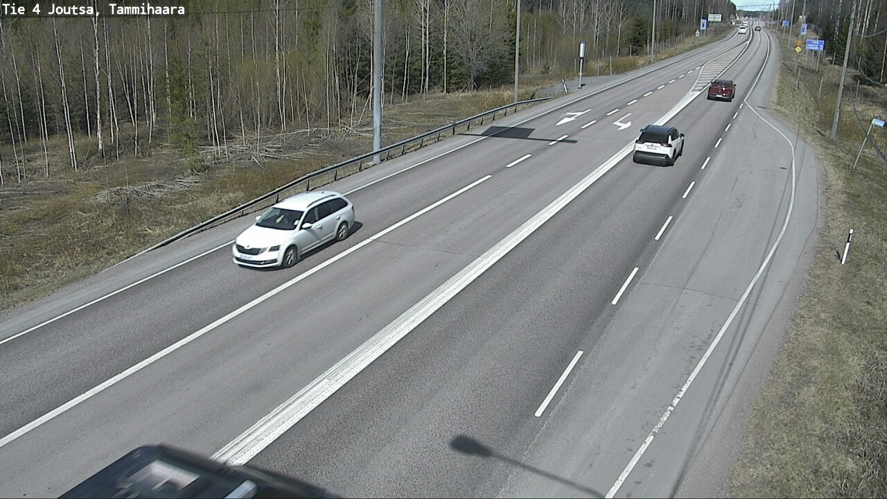 Weather Camera Image Väg 4 Joutsa, Tammilahti, Joutsa, Keski-Suomi