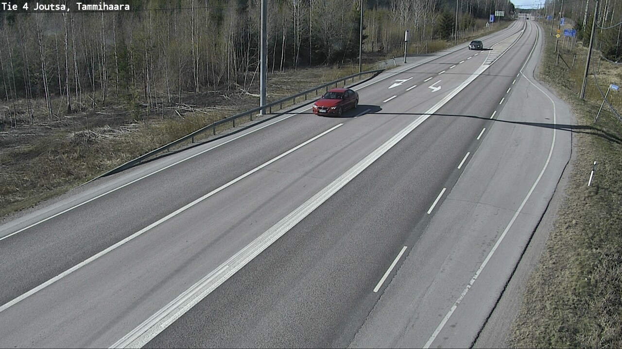 Weather Camera Image Väg 4 Joutsa, Tammilahti, Joutsa, Keski-Suomi