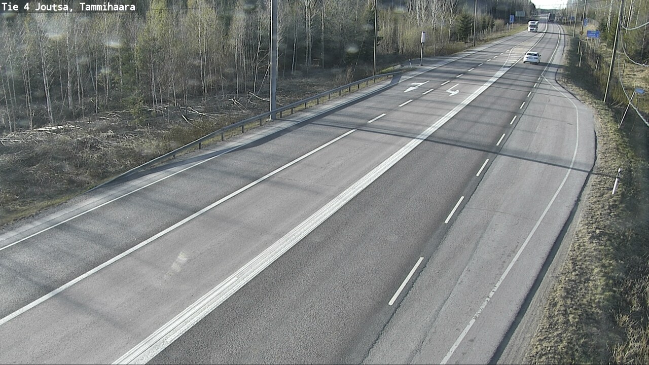 Weather Camera Image Väg 4 Joutsa, Tammilahti, Joutsa, Keski-Suomi
