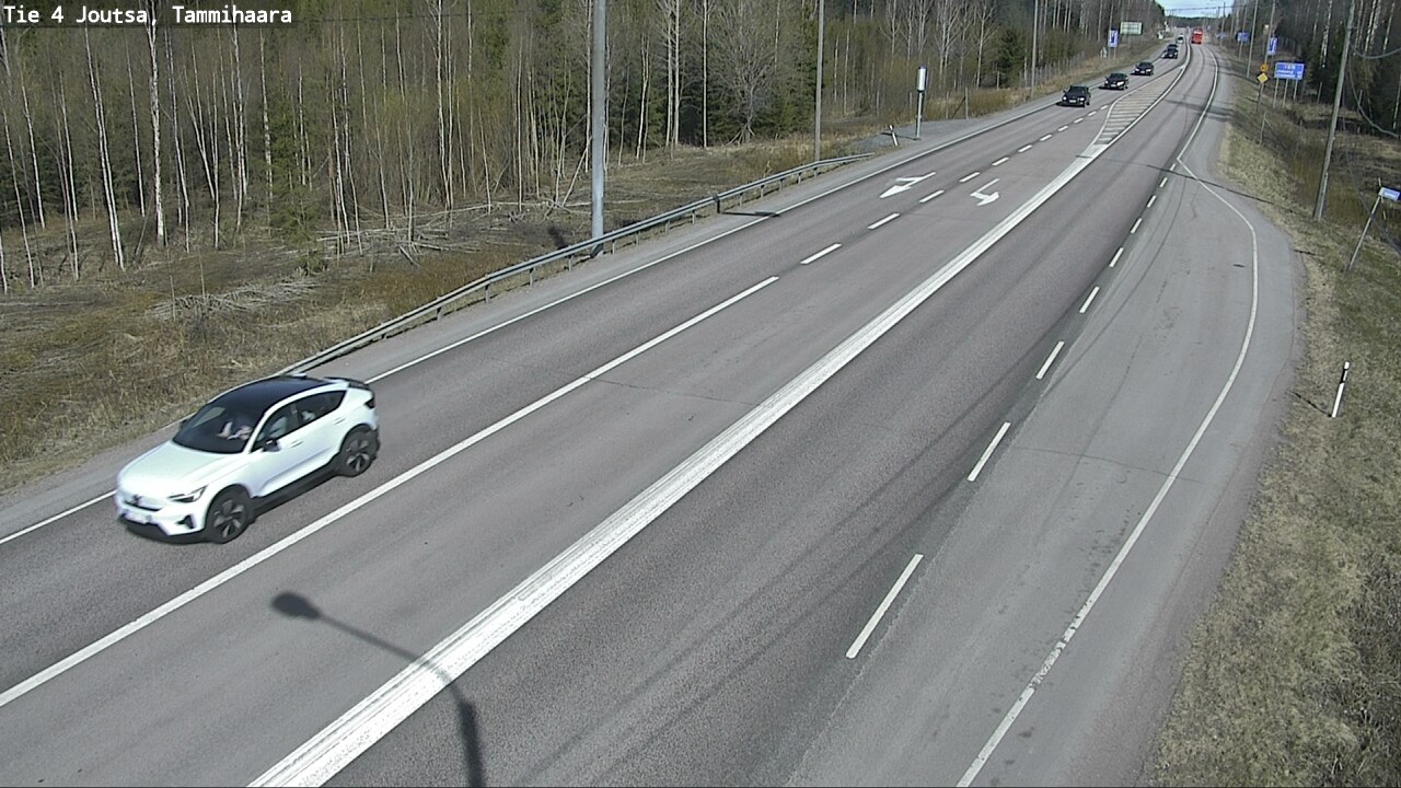 Weather Camera Image Väg 4 Joutsa, Tammilahti, Joutsa, Keski-Suomi
