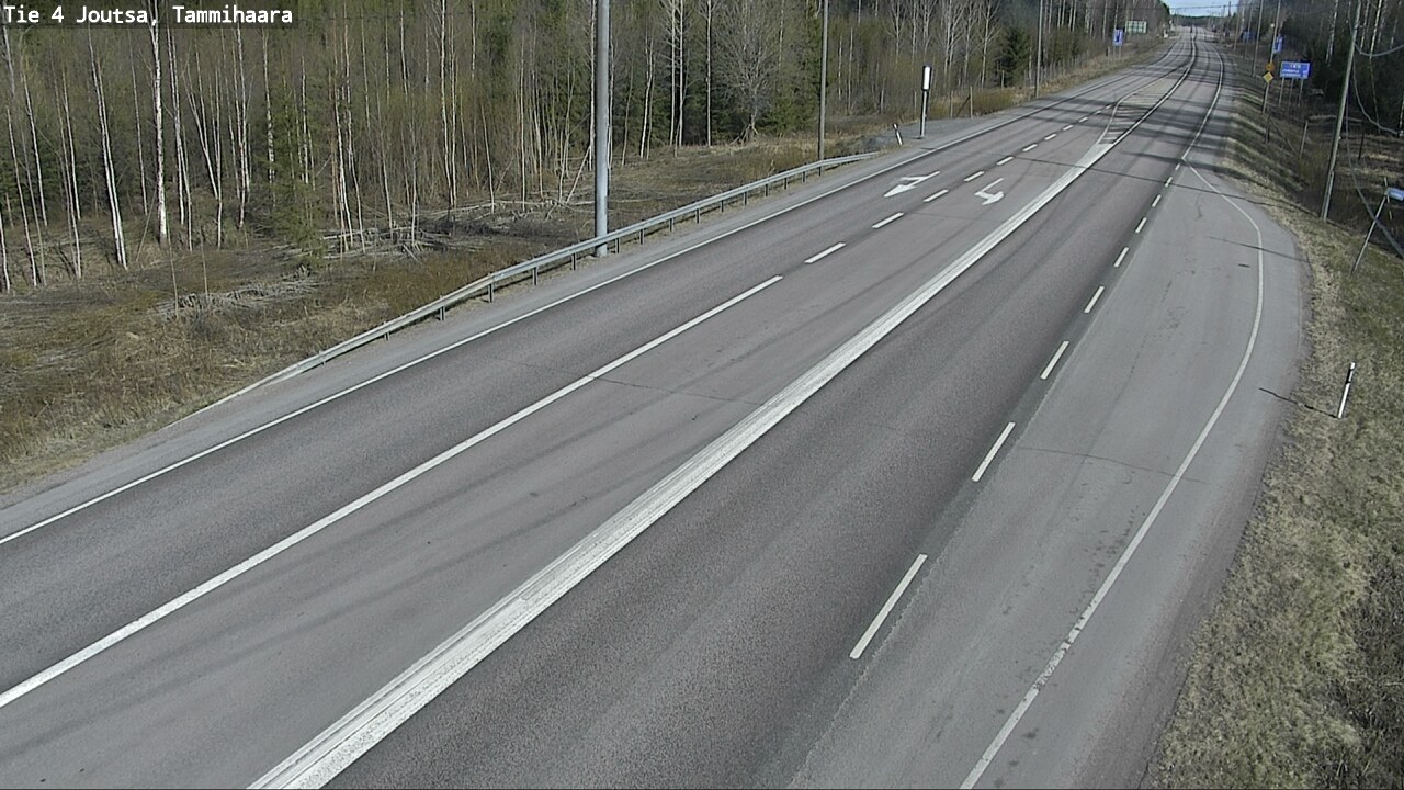 Weather Camera Image Väg 4 Joutsa, Tammilahti, Joutsa, Keski-Suomi