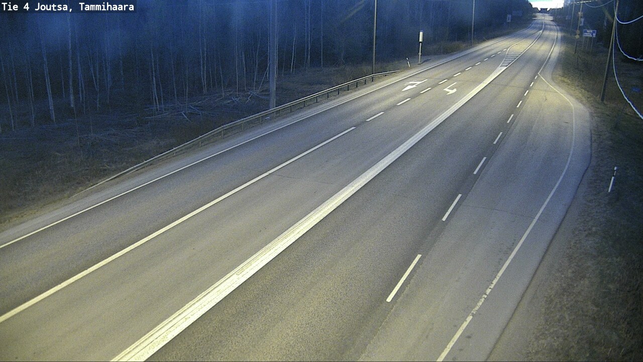 Weather Camera Image Väg 4 Joutsa, Tammilahti, Joutsa, Keski-Suomi