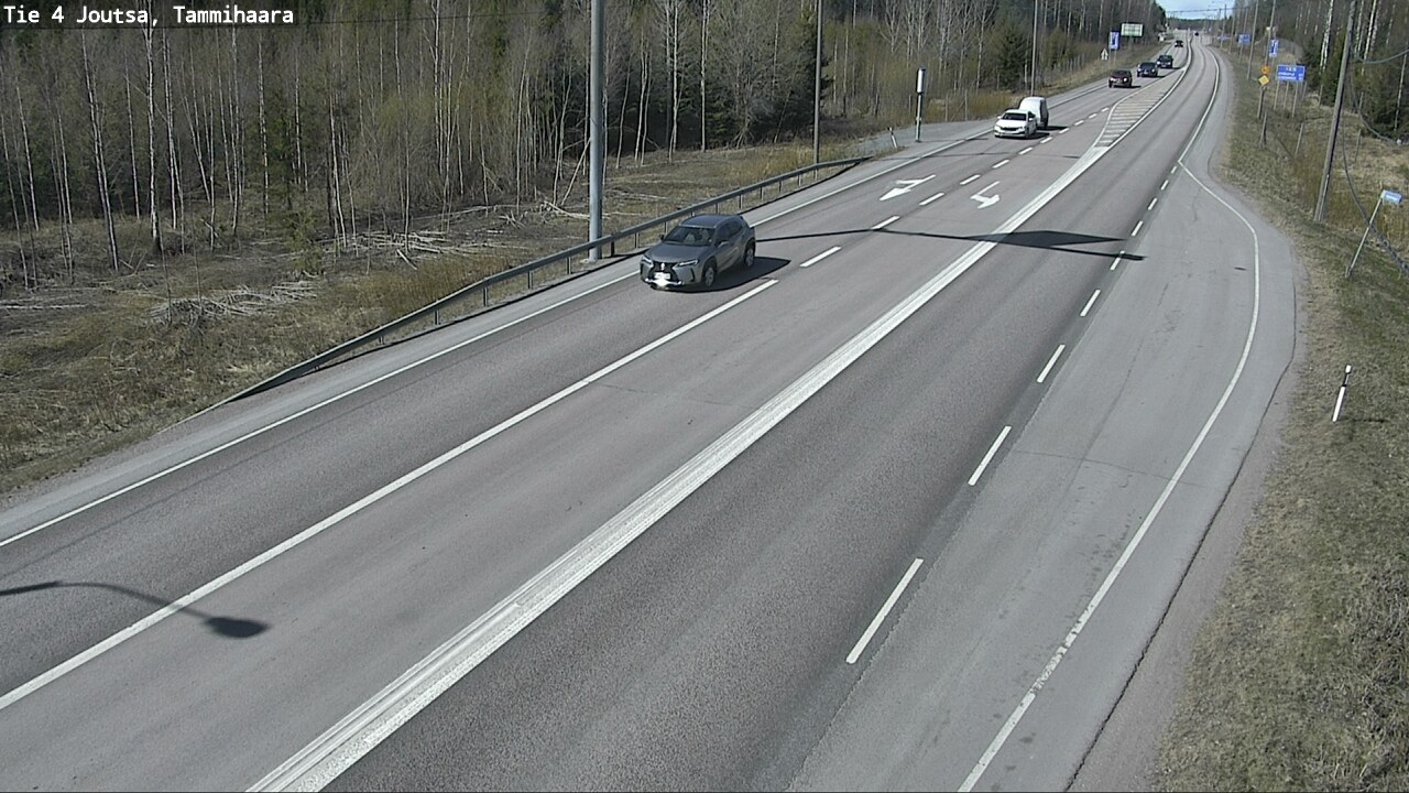 Weather Camera Image Väg 4 Joutsa, Tammilahti, Joutsa, Keski-Suomi