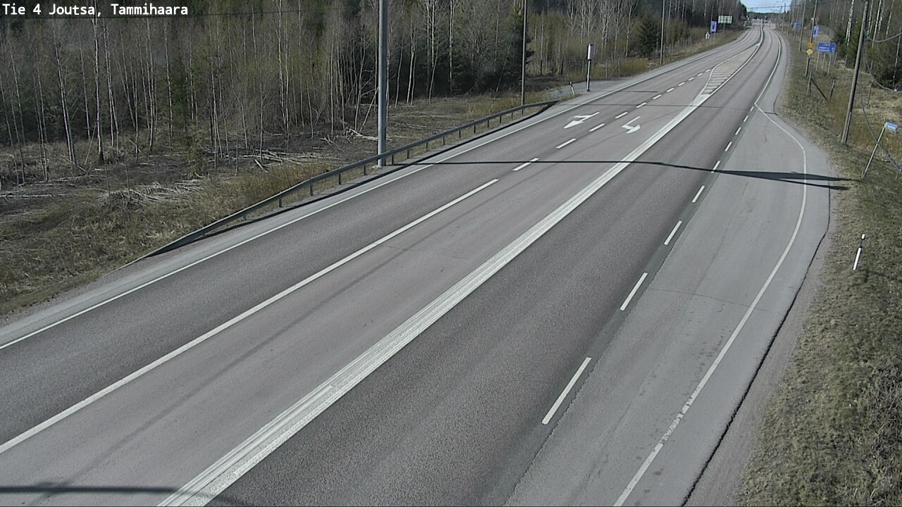 Weather Camera Image Väg 4 Joutsa, Tammilahti, Joutsa, Keski-Suomi