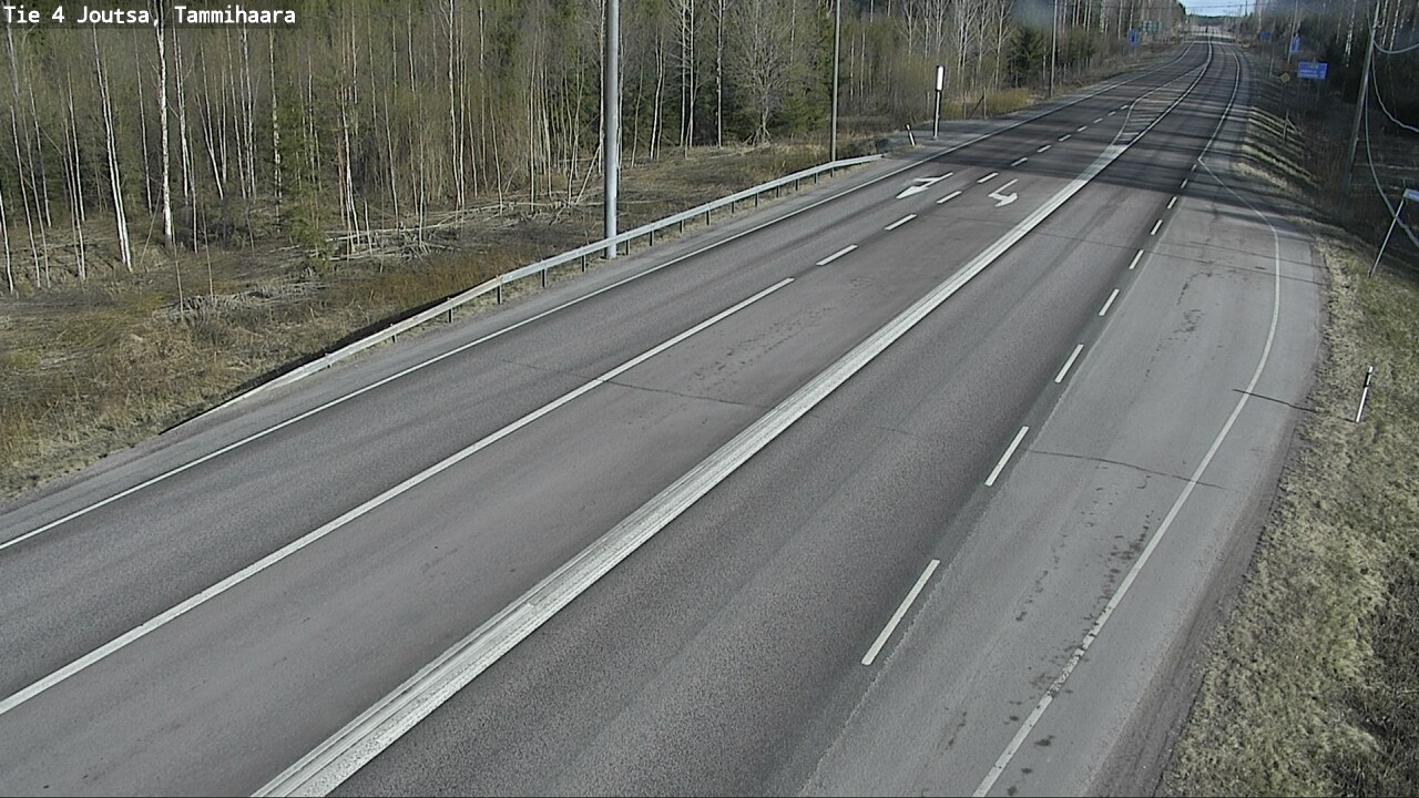 Weather Camera Image Väg 4 Joutsa, Tammilahti, Joutsa, Keski-Suomi