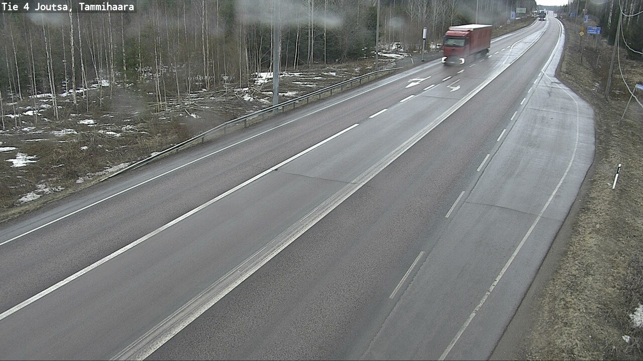 Weather Camera Image Väg 4 Joutsa, Tammilahti, Joutsa, Keski-Suomi