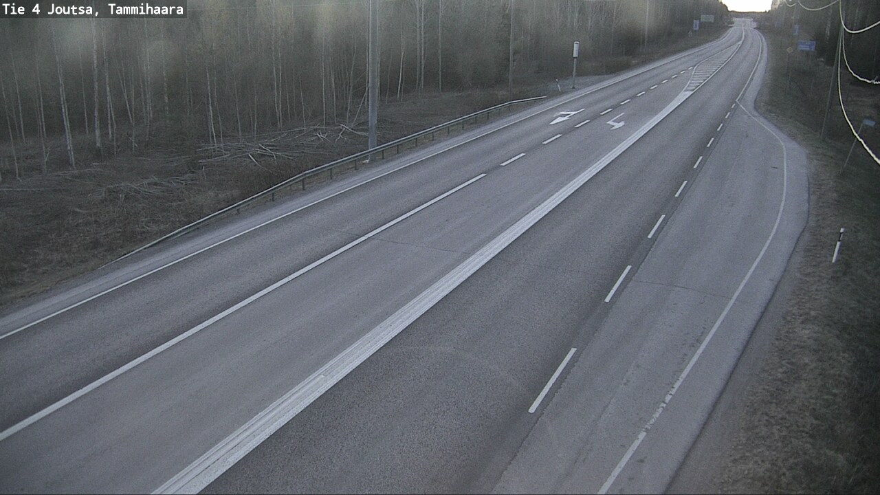 Weather Camera Image Väg 4 Joutsa, Tammilahti, Joutsa, Keski-Suomi