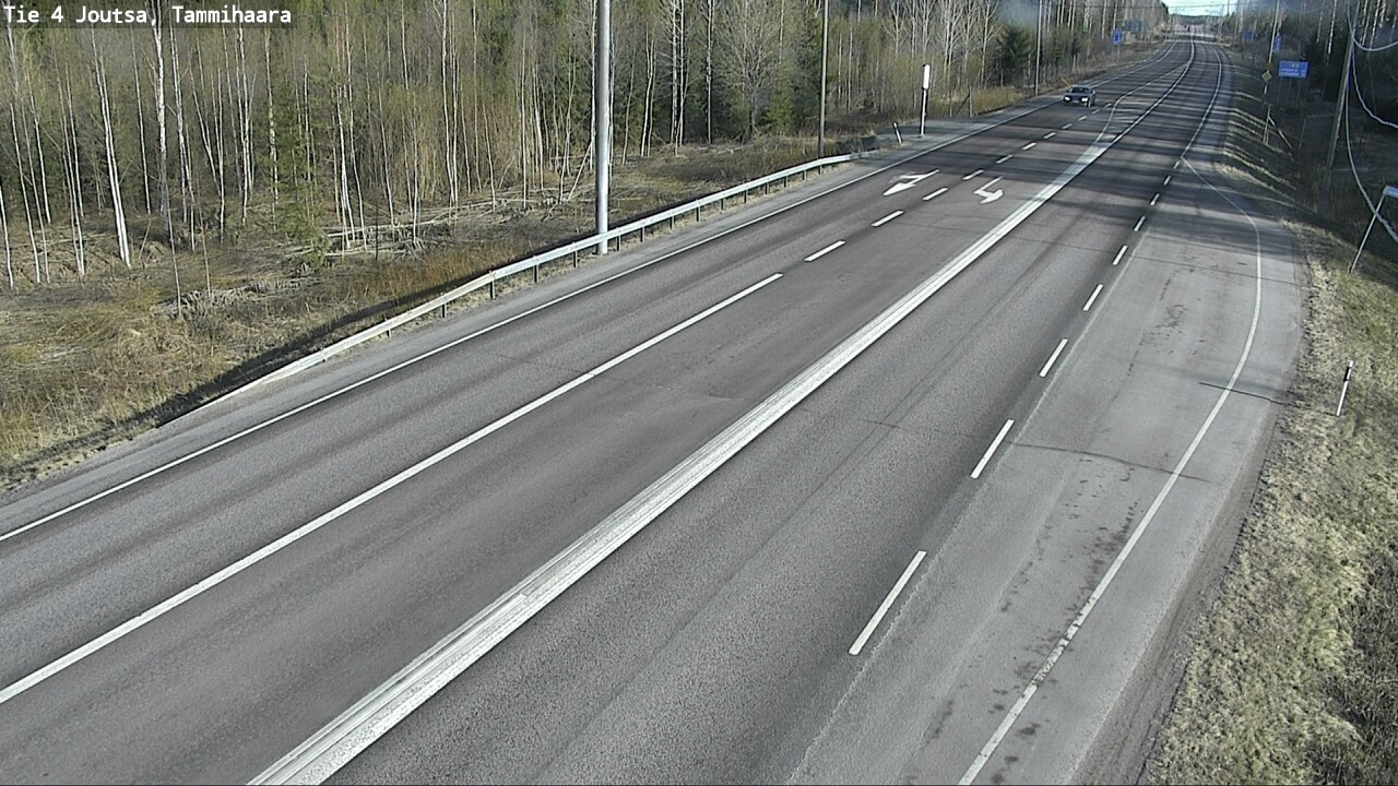 Weather Camera Image Väg 4 Joutsa, Tammilahti, Joutsa, Keski-Suomi